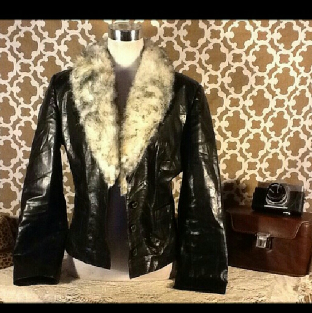 Leather jacket
